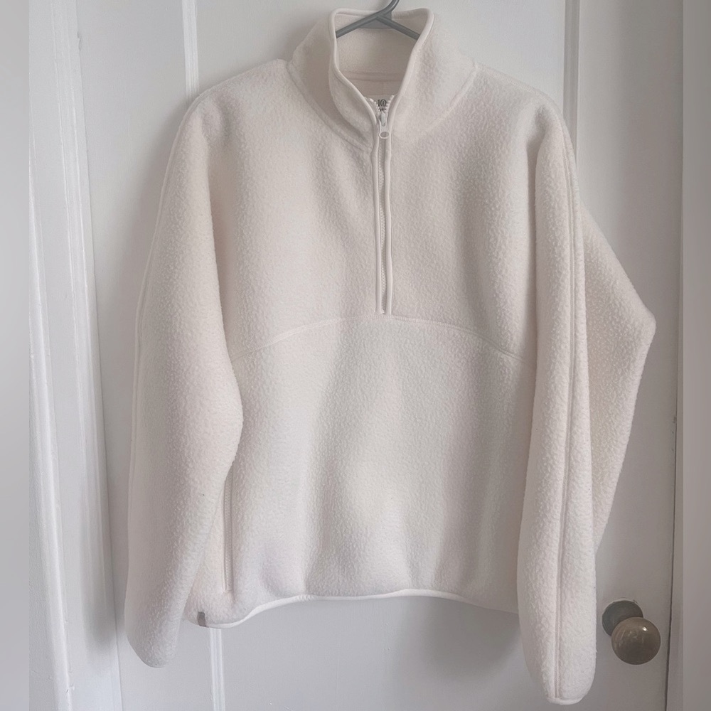 tentree Cream Teddy Jacket
